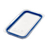 Plavi poklopac od ABS-a bez BPA - GN 1/3 - Fourniresto