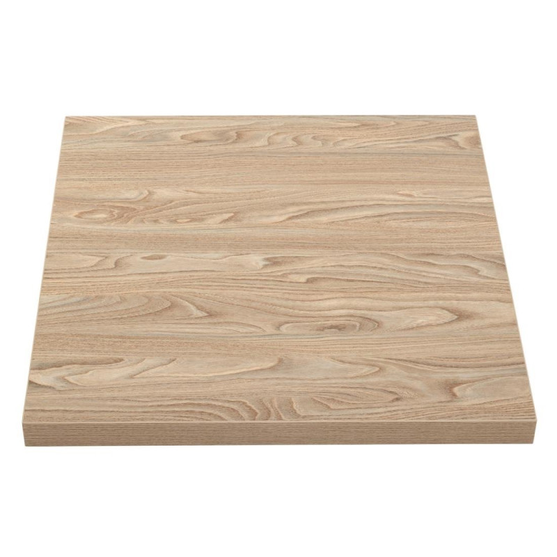 Plateau De Table Carré Effet Bois Clair - 700 mm - Bolero Plateau De Table Carré Effet Bois Clair - 700 mm - Bolero