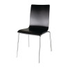 Stolica s crnim kvadratnim naslonom - Set od 4 - Bolero - Fourniresto
