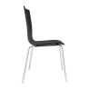 Stolica s crnim kvadratnim naslonom - Set od 4 - Bolero - Fourniresto