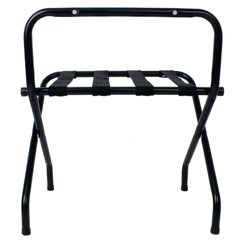 Support à bagages pliant noir - Bolero - Fourniresto Support à bagages pliant noir - Bolero - Fourniresto