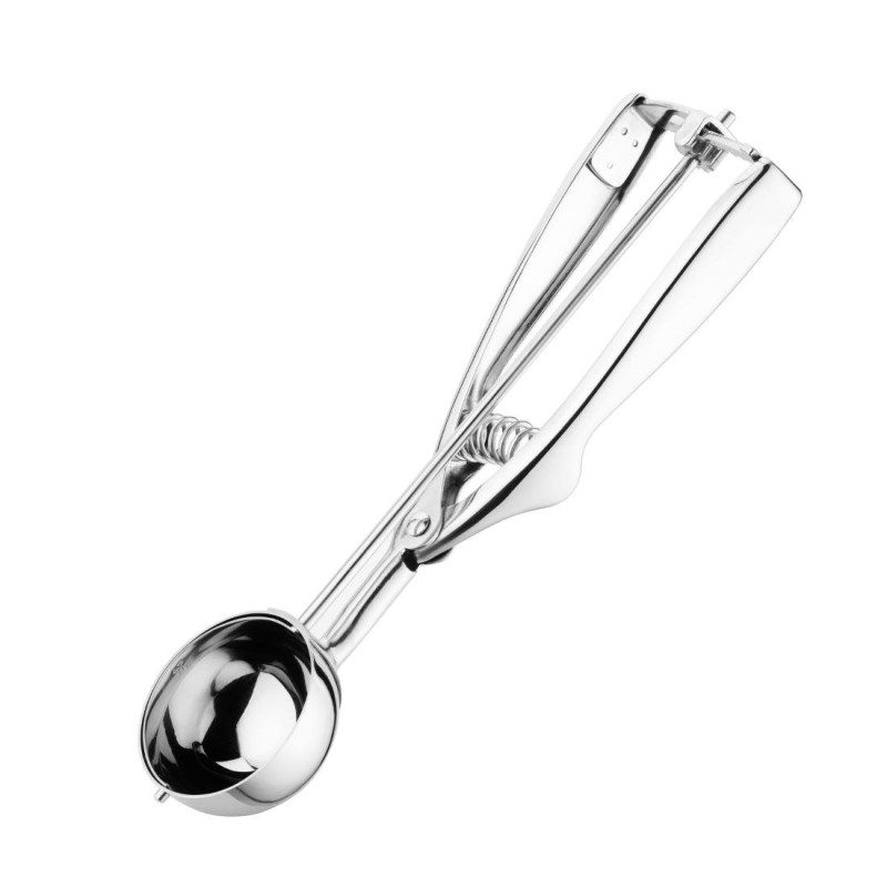 Stainless Steel 36ml Ice Cream Scoop - Vogue - Fourniresto Stainless Steel 36ml Ice Cream Scoop - Vogue - Fourniresto