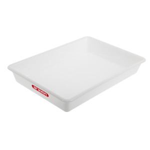 Plitka prozirna plastična posuda za hranu 540 mm - Araven - Fourniresto