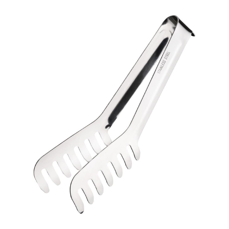 Stainless steel spaghetti tongs 19.5 cm - Vogue - Fourniresto Stainless steel spaghetti tongs 19.5 cm - Vogue - Fourniresto