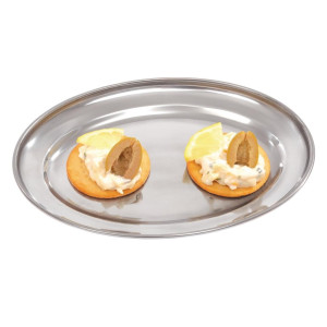 Pladanj za posluživanje Oval Olympia - 200 x 150 mm - Fourniresto