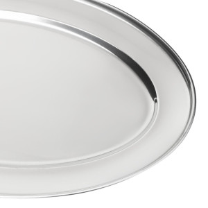 Pladanj za posluživanje ovalni inox - 250mm - Olympia - Fourniresto