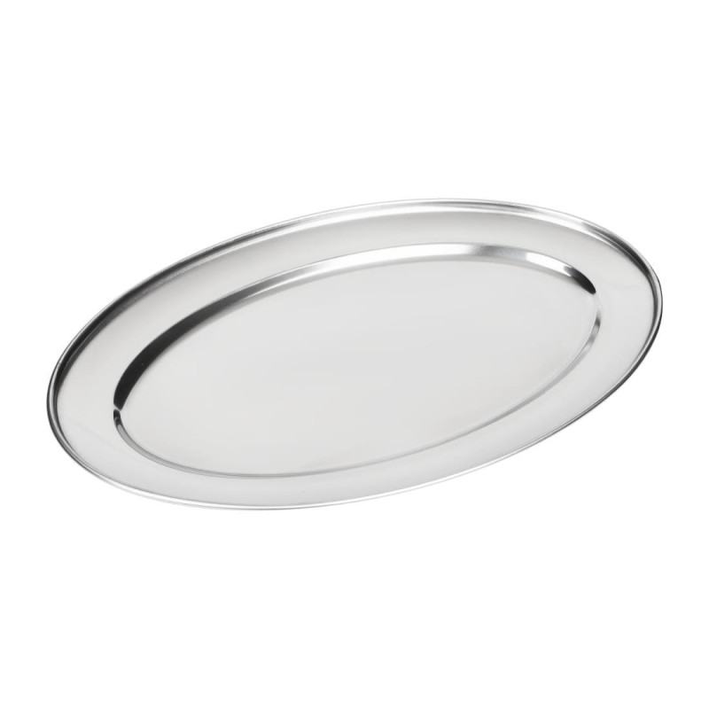 Pladanj za posluživanje ovalni inox - 500mm - Olympia - Fourniresto Pladanj za posluživanje ovalni inox - 500mm - Olympia - Fourniresto