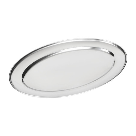 Pladanj za posluživanje ovalni inox - 605mm - Olympia - Fourniresto