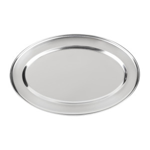 Pladanj za posluživanje ovalni inox - 605mm - Olympia - Fourniresto