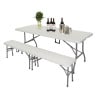 Folding Table with White Center 1.8 m - Bolero