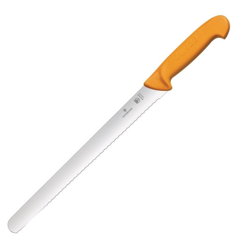 Nož za rezanje s nazubljenim oštricama - L 255 mm - FourniResto Nož za rezanje s nazubljenim oštricama - L 255 mm - FourniResto