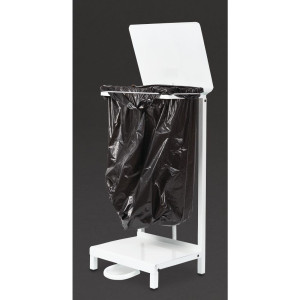 Support White Trash Bags - Jantex