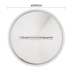 Poklopac od nehrđajućeg čelika - Ø 240mm - Vogue