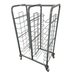 Clearing trolley in steel 20 trays - FourniResto