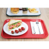 Pladanj za samoposluživanje 305 x 415 mm crveni - Olympia KRISTALLON - Fourniresto