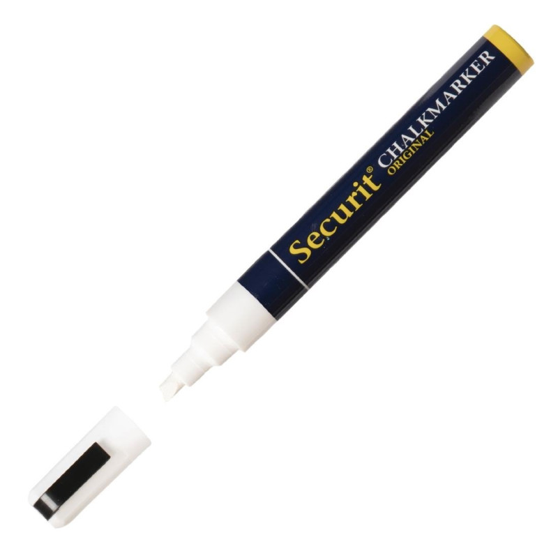 Marker kredom 6mm bijeli - Securit - Fourniresto Marker kredom 6mm bijeli - Securit - Fourniresto