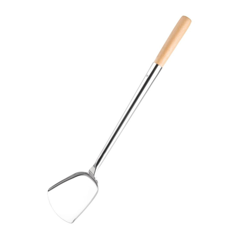Stainless steel wok spatula - Vogue - Fourniresto Stainless steel wok spatula - Vogue - Fourniresto