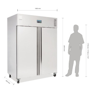 Hladnjak s 2 vrata 1300L - pozitivan - Polar