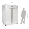 Hladnjak s 2 vrata 1300L - pozitivan - Polar
