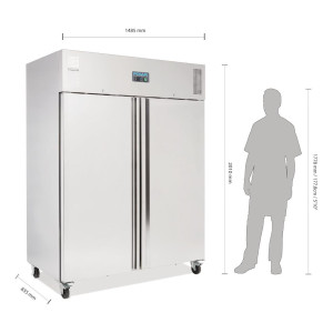 Hladnjak s negativnom temperaturom 2 vrata - 1300 L - Polar - Fourniresto
