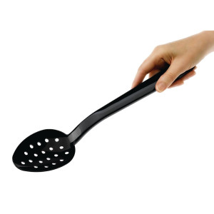 Perforirana poslužna žlica Crna 270 mm - Matfer - Fourniresto