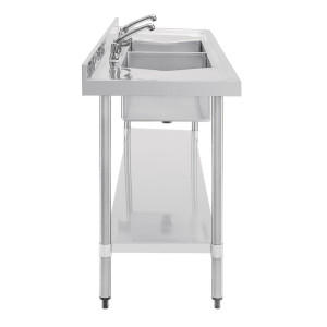 Stainless Steel Sink - L 2400 x D 600 mm - Vogue