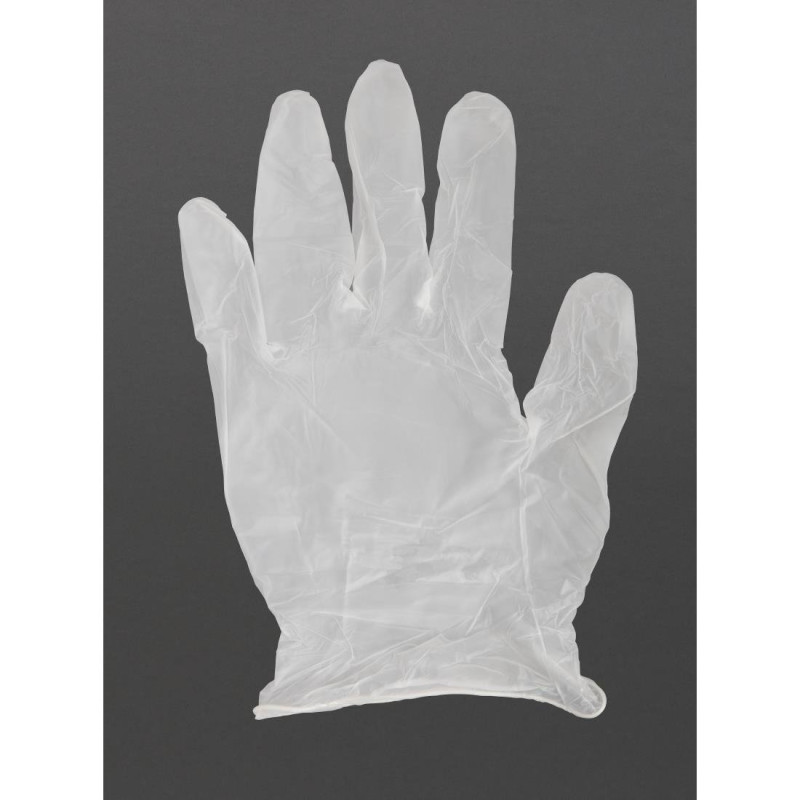 Gants en vinyle non poudrés L - Vogue - Fourniresto Gants en vinyle non poudrés L - Vogue - Fourniresto
