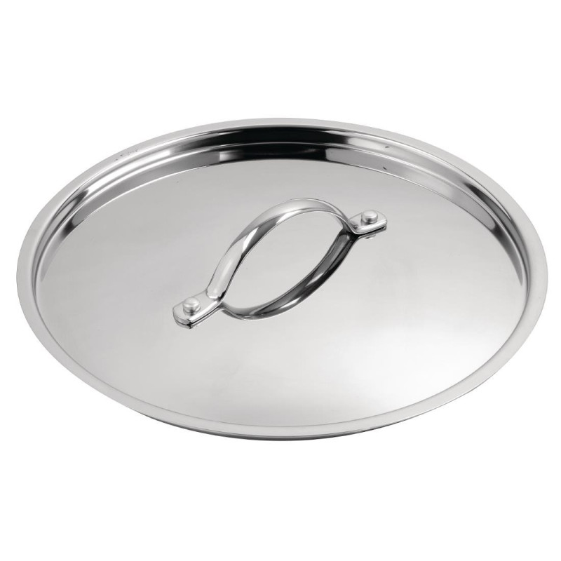 Couvercle De Casseroles Triple Épaisseur Tri Wall-Ø 240mm - Vogue Couvercle De Casseroles Triple Épaisseur Tri Wall-Ø 240mm - Vogue