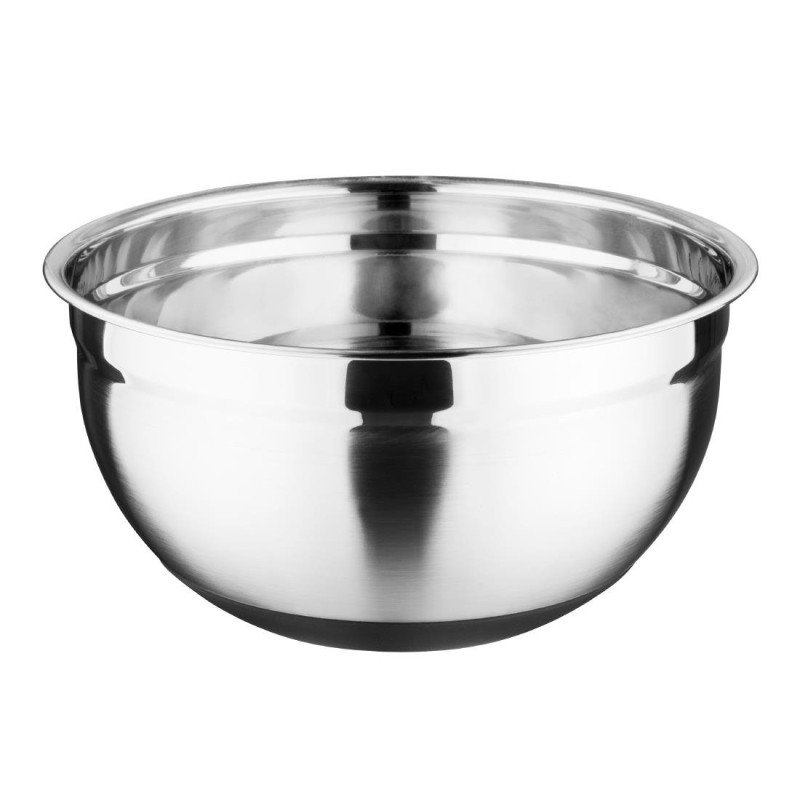 Bol en Inox avec Fond en Silicone - 8 L - Vogue Bol en Inox avec Fond en Silicone - 8 L - Vogue