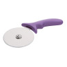 Roulette za pizzu Hygiplas: 102mm, Boja ljubičasta, Alergeni.