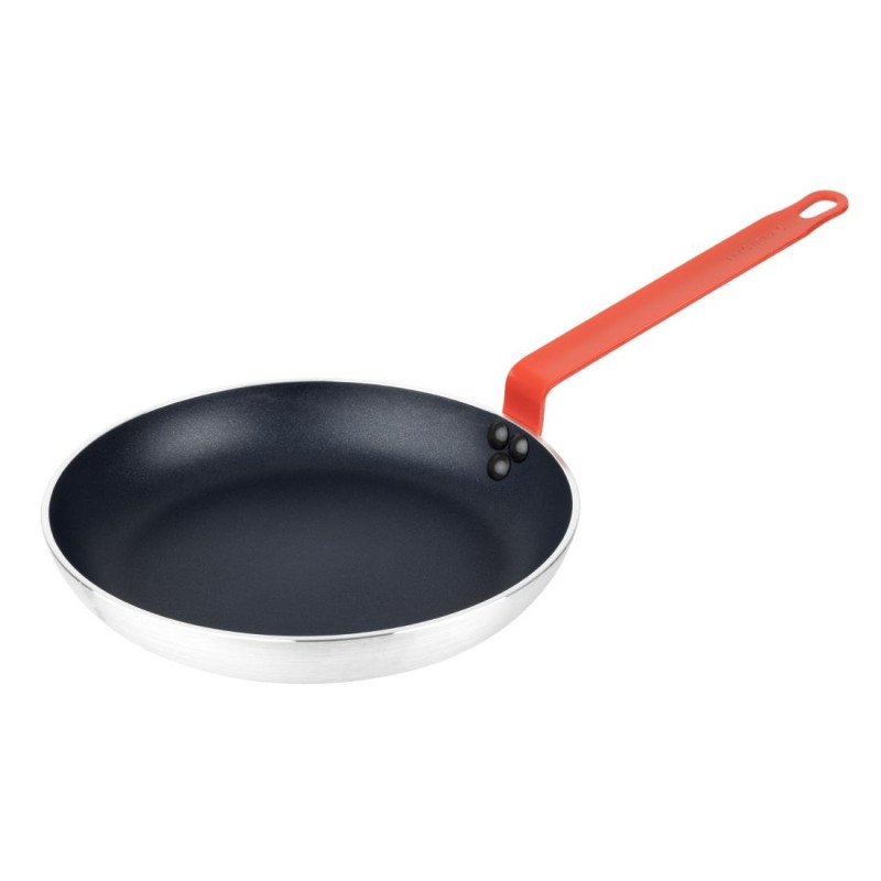 Tava od aluminija s nehrđajućim premazom Ø 280 mm - Hygiplas ručka crvena SEO: Bez problema kuhanje, premaz Teflon Platinum Plus Tava od aluminija s nehrđajućim premazom Ø 280 mm - Hygiplas ručka crvena SEO: Bez problema kuhanje, premaz Teflon Platinum Plus