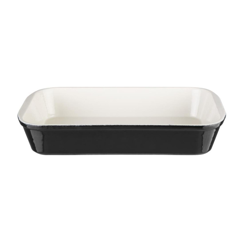 Roasting Dish Cast Iron Black 355x220mm Vogue - Professional Kitchen Roasting Dish Cast Iron Black 355x220mm Vogue - Professional Kitchen