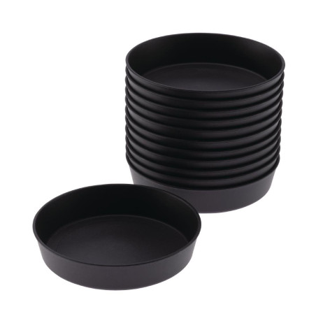Set od 12 kalupa za quiche od Exoglassa tvrtke Matfer Bourgeat - Ø 100 mm