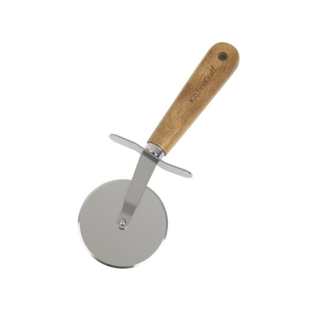 Rulet za pizzu od nehrđajućeg čelika - drvena ručka 65 mm, kvaliteta Kitchen Craft