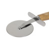 Rulet za pizzu od nehrđajućeg čelika - drvena ručka 65 mm, kvaliteta Kitchen Craft