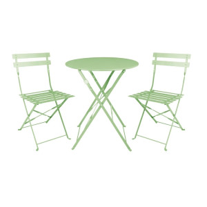 Light Green Steel Folding Chairs - Comfort and Durability
