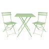 Light Green Steel Folding Chairs - Comfort and Durability