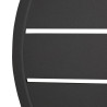 Okrugli stolni pladanj od crnog aluminija Bolero 580mm - Moderan i otporan