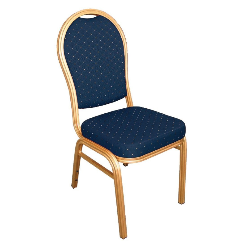 Stolice za bankete plave i zlatne, set od 4 komada Bolero U526 - Elegantan i udoban dizajn Stolice za bankete plave i zlatne, set od 4 komada Bolero U526 - Elegantan i udoban dizajn
