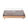 Acacia Footed Tray GN 1/1 Olympia - Aesthetic and Durable