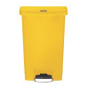 Koš za smeće s pedalom Slim Jim Rubbermaid - Žuta 50L