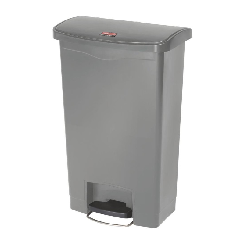 Poubelle à Pédale Frontale Grise 50L - Higijenski & Praktično | Rubbermaid Poubelle à Pédale Frontale Grise 50L - Higijenski & Praktično | Rubbermaid