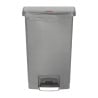 Poubelle à Pédale Frontale Grise 50L - Higijenski & Praktično | Rubbermaid