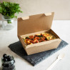 Kutije za hranu s mikrovalovima biorazgradive 130 x 195 mm - Paket od 300 Vegware