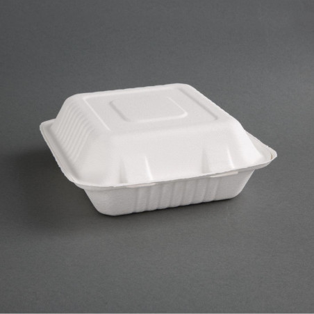 Kutije od bagasa s 3 odjeljka, kompostabilne, 201mm - paket od 200