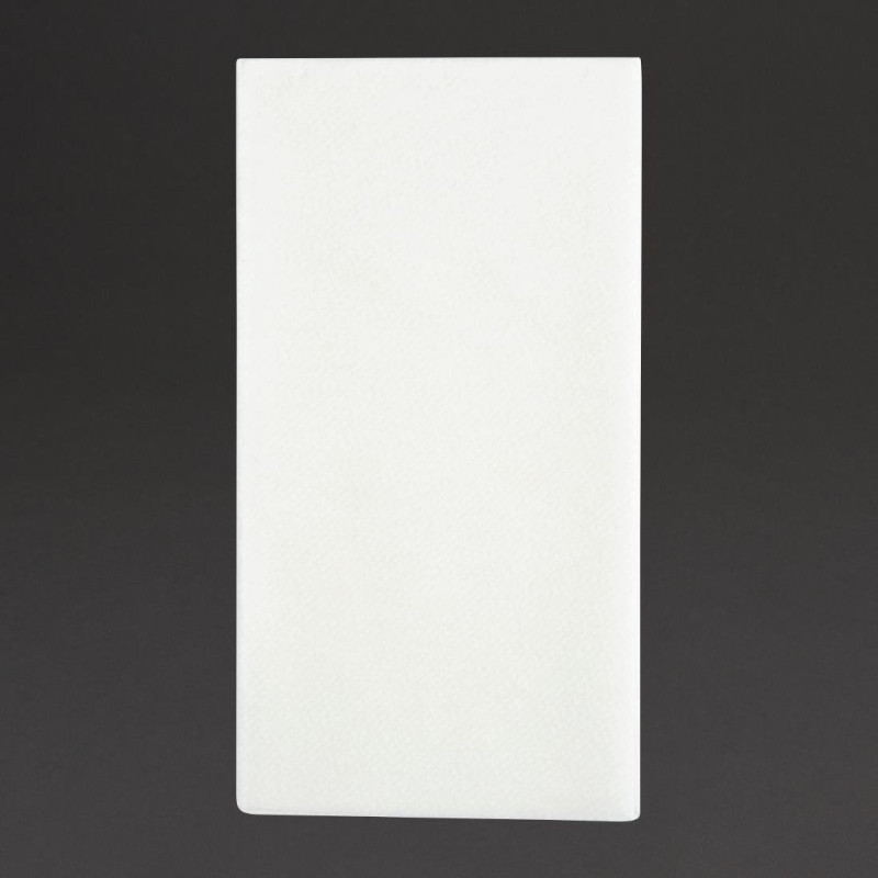 Salvete za stol Airlaid, presavijene na 8 Premium, bijele, 40x40cm - Paket od 500