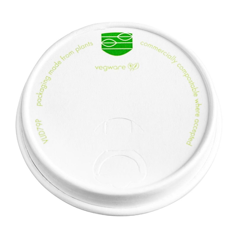 Poklopci za tople napitke od papira serije 79 Vegware - Paket od 1000