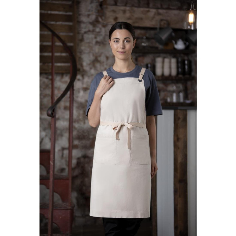 Tablier Bavette Coton Gris Southside - Cuisine Professionnels Tablier Bavette Coton Gris Southside - Cuisine Professionnels