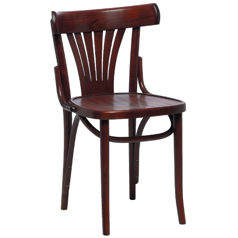 Chaises Bistro Bois Courbé Noyer - Confort & Style Chaises Bistro Bois Courbé Noyer - Confort & Style