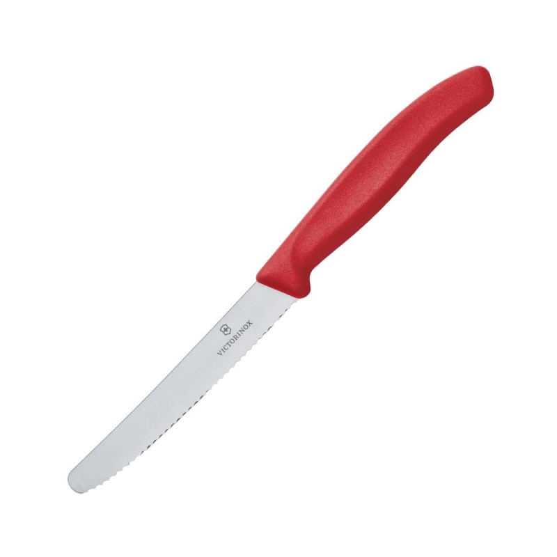 Serrated Tomato Knife Victorinox 11cm Red Serrated Tomato Knife Victorinox 11cm Red